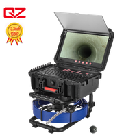 13.3inch 12.8mm 1080P Camera 4.8mm Cable with 512Hz and Self-leveling Drain Cameras I QYTeco